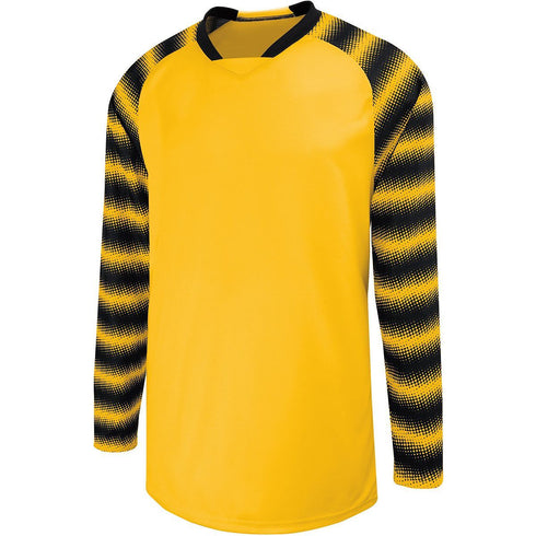 Russell Athletic Youth Prism Goalkeeper Jersey (324361), Color 'Athletic Gold/Black'